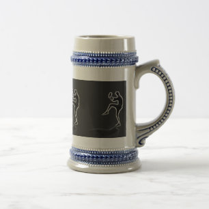 BASEBALL Stein nicht gerade trinken Bier, feiern Bierglas