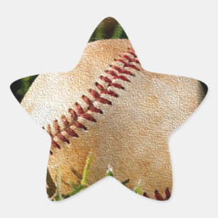 Baseball Stern-Aufkleber