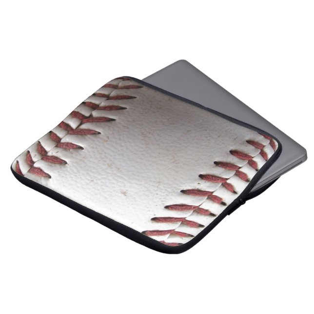 Baseball-Stiche Laptopschutzhülle (Vorne Oben)