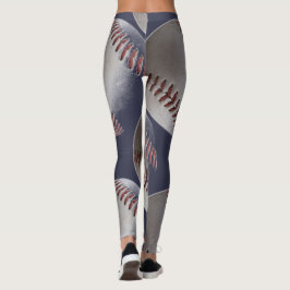 Baseball-Stiche Leggings