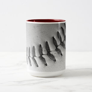 Baseball-Stiche Zweifarbige Tasse