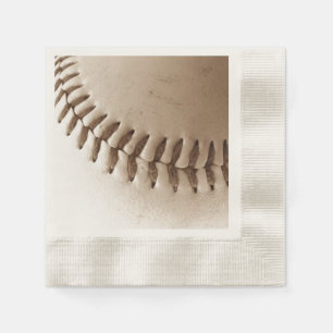 Baseball Stitches Rustikal Serviette