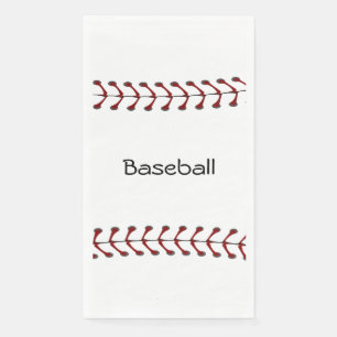 Baseball Stitching Design Gasttuch Napkin Serviette
