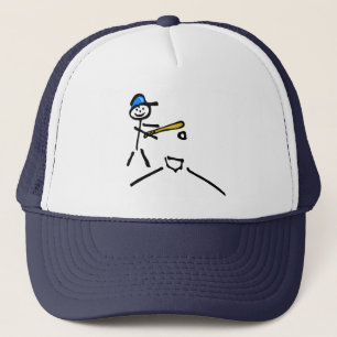 Baseball-Strichmännchen Truckerkappe