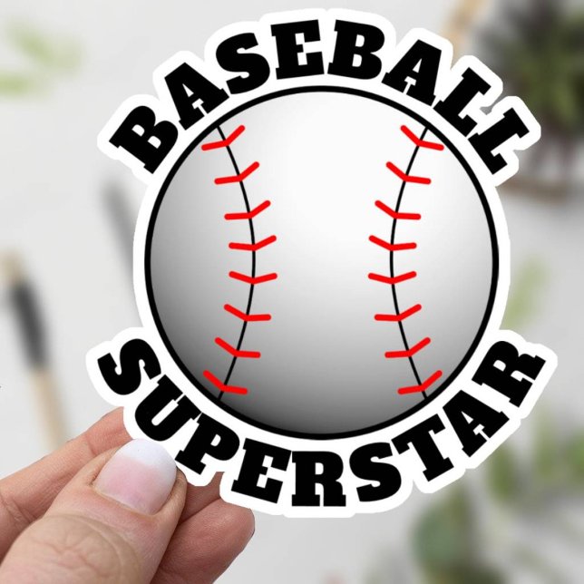 Baseball Superstar Sports Aufkleber (Baseball Superstar Sticker)