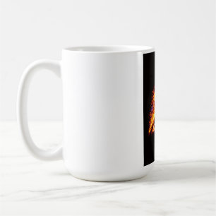 Baseball-T-Shirt – „Bring the Heat“ Feuer-Sport Gr Kaffeetasse