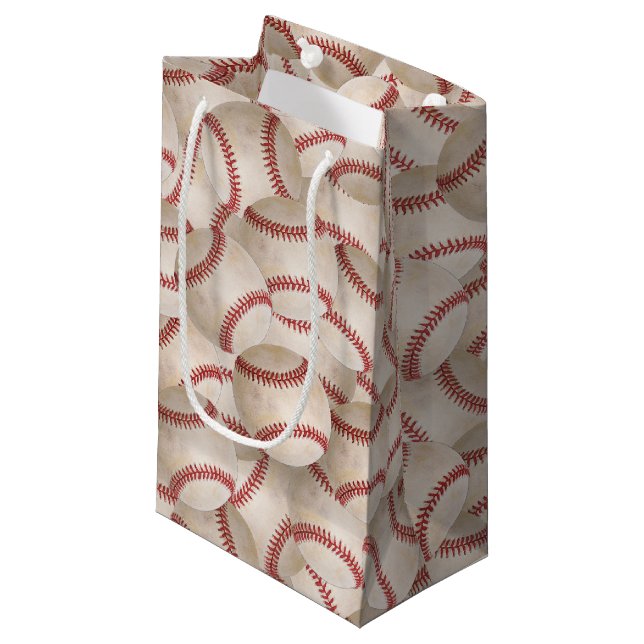 Baseball-Tasche Kleine Geschenktüte (Vorderseite Schrägansicht)