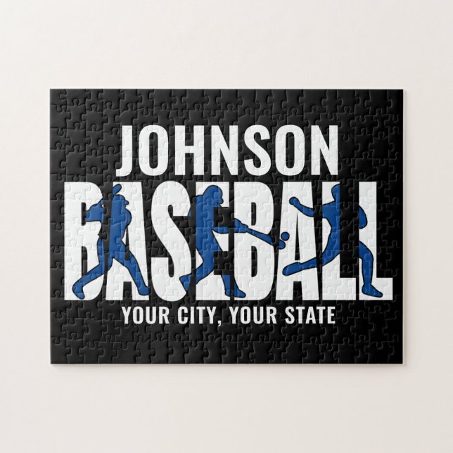 Baseball Team ADD NAME Champion Game Player (Horizontal)