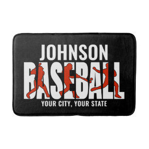 Baseball Team ADD NAME Champion Game Player Badematte