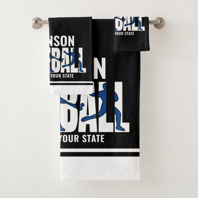 Baseball Team ADD NAME Champion Game Player Badhandtuch Set (Insitu)