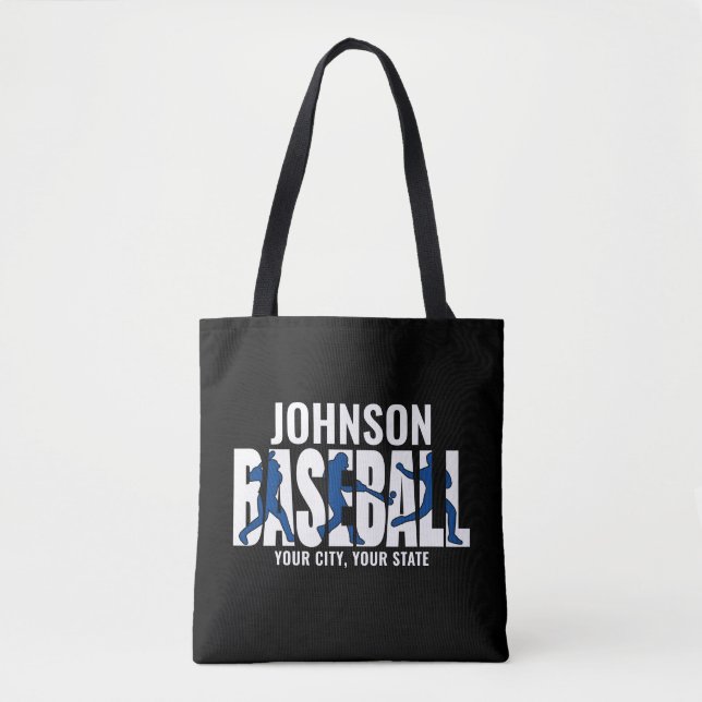 Baseball Team ADD NAME Champion Game Player Tasche (Vorderseite)