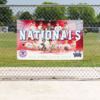 Baseball-Team-Banner - Personalisiert und bearbeit