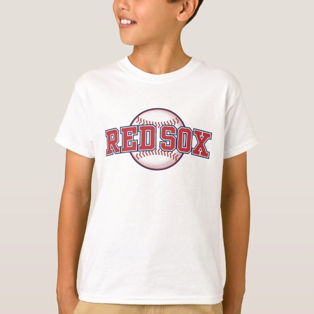 Baseball Team Boston Red So T-Shirt (Vorderseite)