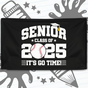 Baseball Team Class of 2025 Abschluss Senior 2025 Banner