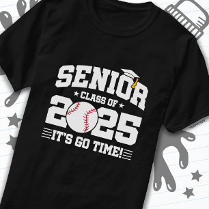 Baseball Team Class of 2025 Abschluss Senior 2025 T-Shirt