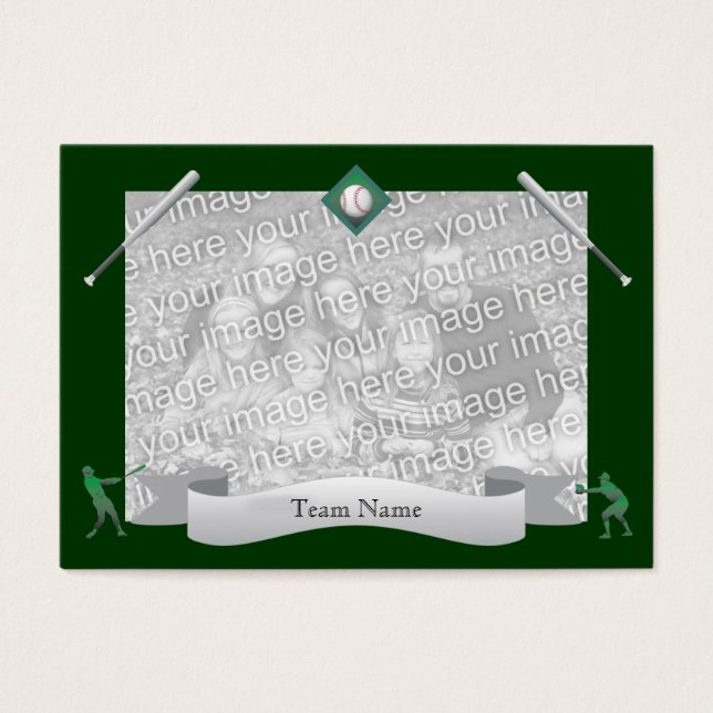 Baseball-Team-Karte (Vorderseite)