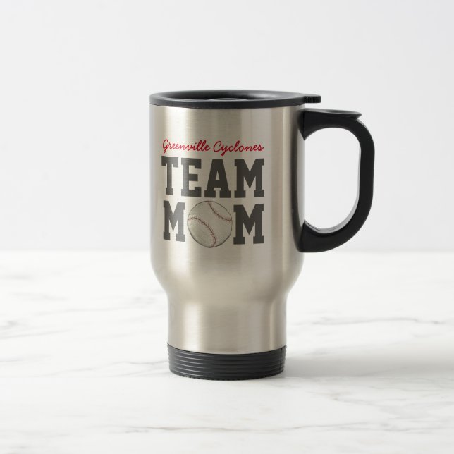 Baseball Team Mama - Tasse (Rechts)