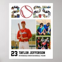 Baseball Team Senior 2025 Sportfoto Collage