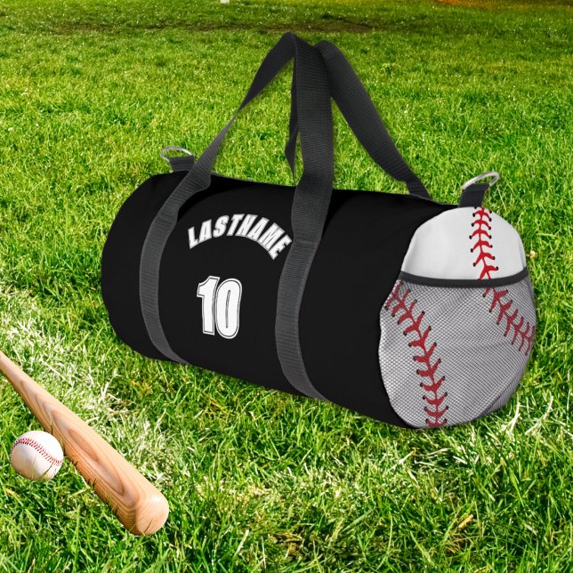 Baseball - Teamname Benutzerdefinierter Sport Duffle Bag (Baseball  Kids School Sports Custom Team Bags)