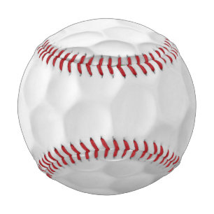 Baseball Texture de balle de golf blanche gaufree