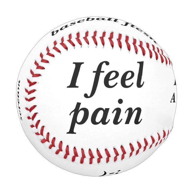 Baseball that feels pain (Vorderseite Links)