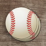 Baseball Theme Ball Runder Pappuntersetzer<br><div class="desc">Baseball Theme Ball Paper Untersetzer.</div>