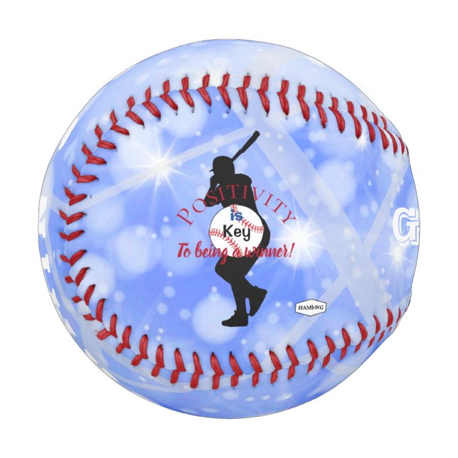Baseball Theme Positivity with Person Name HAMbyWG (Vorderseite Links)