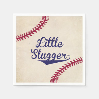 Baseball Themed Little Slugger Babydusche Napkins Serviette