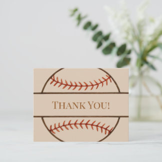 Baseball-Themen-Dankeskarten Mitteilungskarte