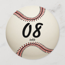 Baseball Tischnummer