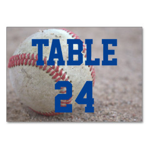 Baseball Tischnummer