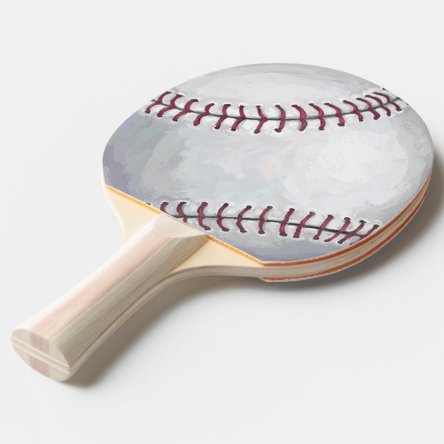 Baseball Tischtennis Schläger (Rückseitenansicht)