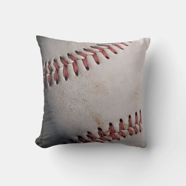 Baseball trägt Ball zur Schau Kissen (Vorderseite)