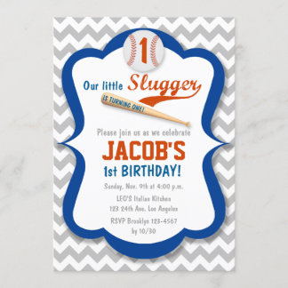 Baseball trägt einladung