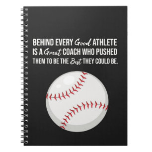 Baseball-Trainer-Geschenke Dankeschön Beste Je Ges Notizblock