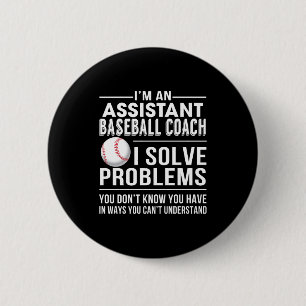 Baseball-Trainer-Löst-Problem-Design Button