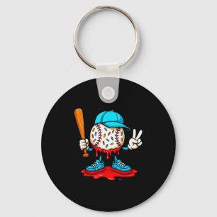 Baseball-Tropf Für Jungen Eiscreme-Tropf Baseball  Schlüsselanhänger