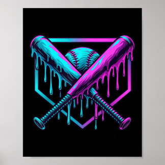 Baseball-Tropf Für Jungen Eiscreme-Tropf Jugend Ju Poster