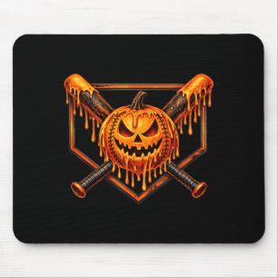 Baseball-Tropf-Pumpkin-gruseliger-Geist-Halloween- Mousepad