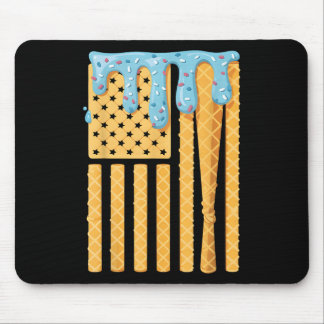 Baseball Tropfen Bat Boys Driving Ice Cream Americ Mousepad