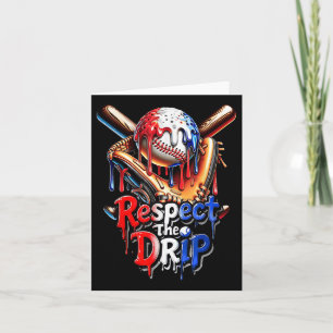 Baseball Tropfen Boys Zuhause Plate respektieren d Karte