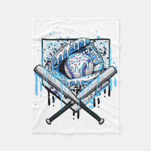 Baseball-Tropfen für Boys Ice Cream Tropfen Jugend Fleecedecke