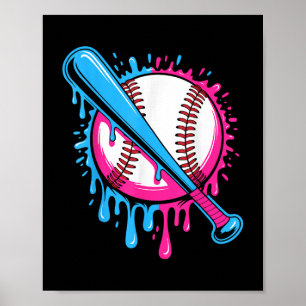 Baseball-Tropfen für Boys Ice Cream Tropfen Jugend Poster