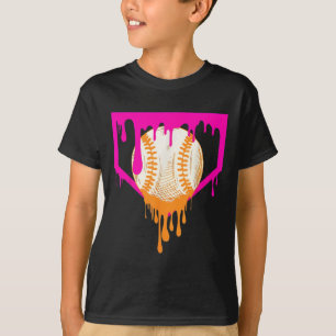 Baseball-Tropfen für Boys Ice Cream Tropfen Jugend T-Shirt