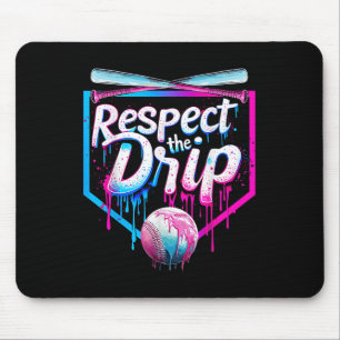 Baseball-Tropfen für Jungen Männer Eiscreme Tropfe Mousepad