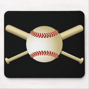 BASEBALL U. SCHLÄGER MOUSEPAD
