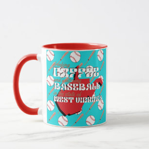 Baseball und Kaffee in West Virginia Tasse