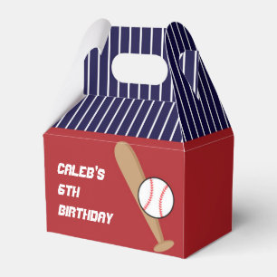 Baseball- und Schläger-Kinder-Geburtstagsfeier-Ges Geschenkschachtel