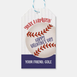 Baseball Valentine Card Bevorzugungstag Geschenkanhänger