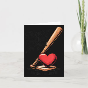 Baseball Valentinstag Forever On Deck Für Dich Tee Karte
